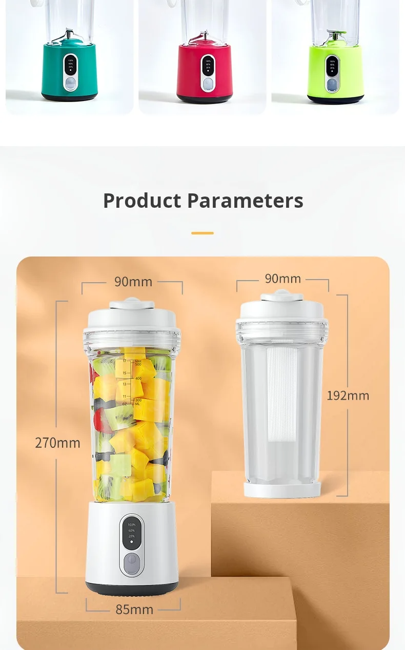 300W-500ML-Multifunctional-Blender-Cup-USB-Rechargeable-Mini-Juicer-Portable-Juicer-Household-Small--2026226