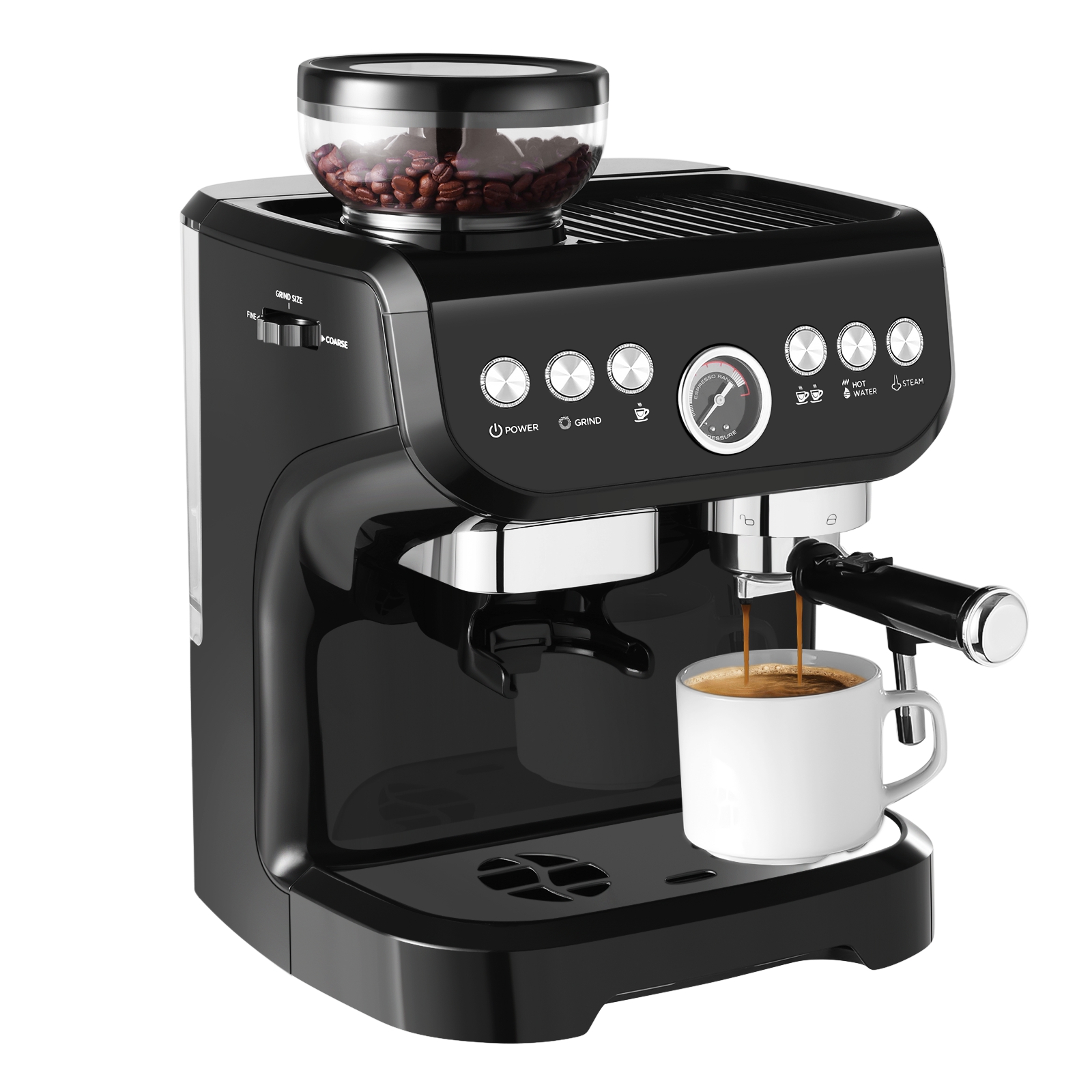 US-Direct-AC-517E-15Bar-1100W-110V-Espresso-Coffee-Makers-With-Grinder-Machine-Electric-Commercial-C-2009567